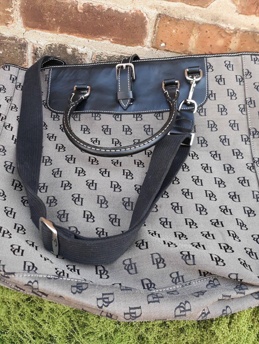 Dooney & Burke Monogram Crossbody Tote Bag - Picture 3 of 12
